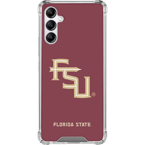 Florida State FSU Seminoles Maroon Galaxy A15 5G Clear Case